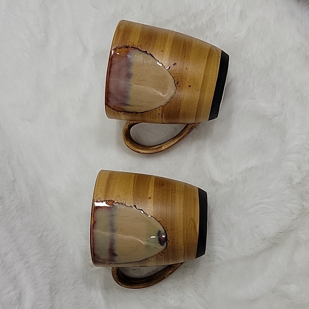 Sango Splash 4951 Coffee Mugs  Set of 2